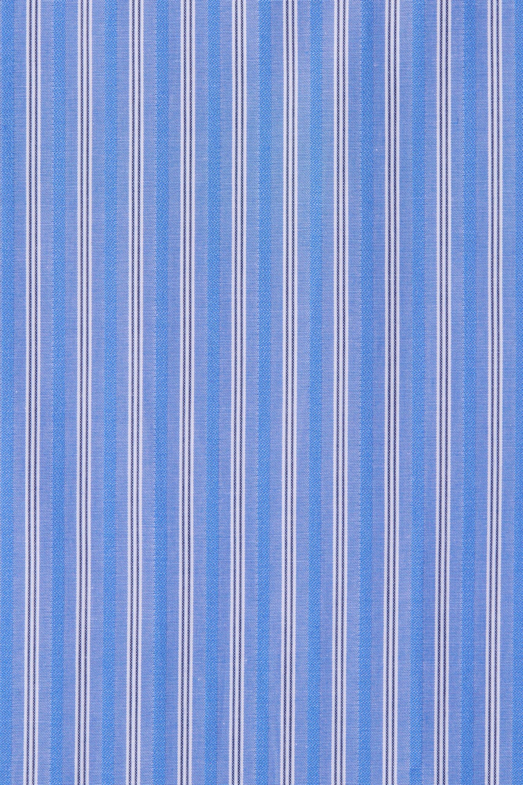 Portlligat Maxi Dress Joao Stripe Azulejo Blue - Image 5