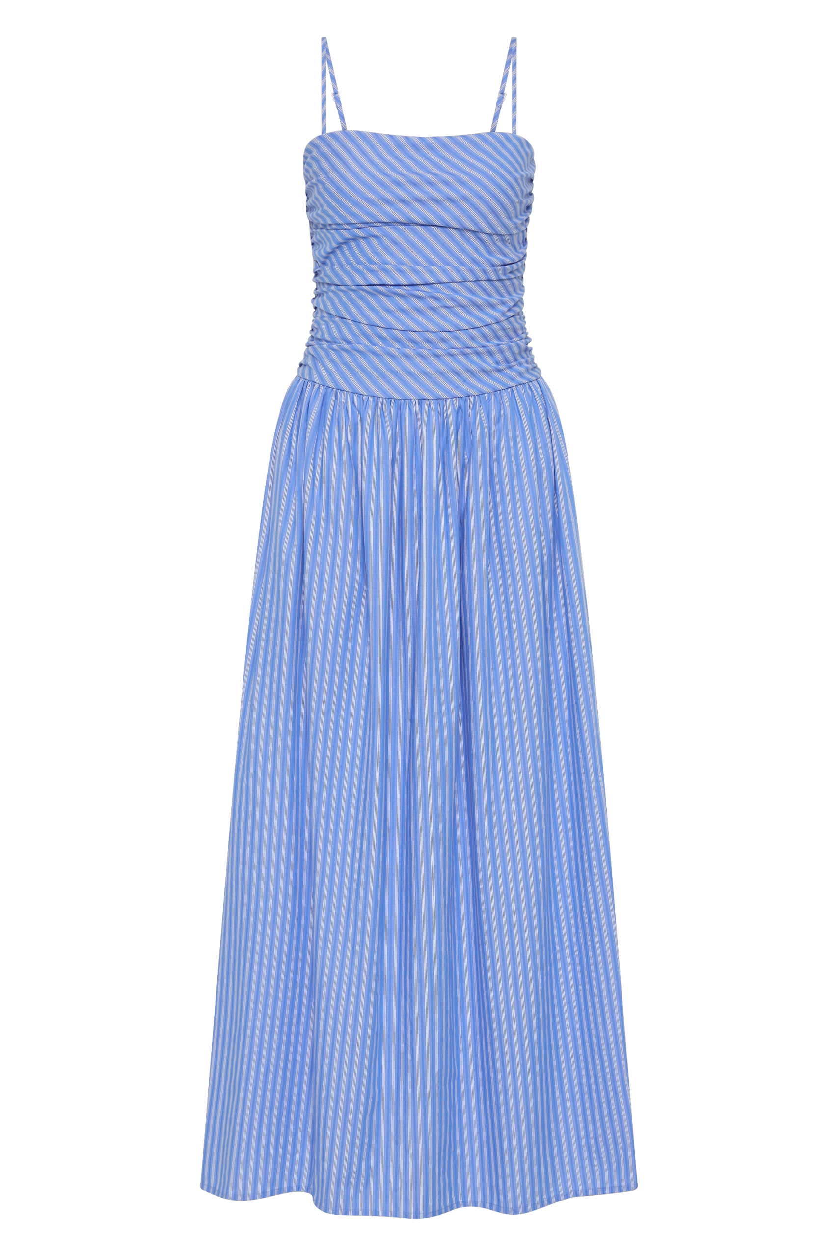 Portlligat Maxi Dress Joao Stripe Azulejo Blue - Image 6