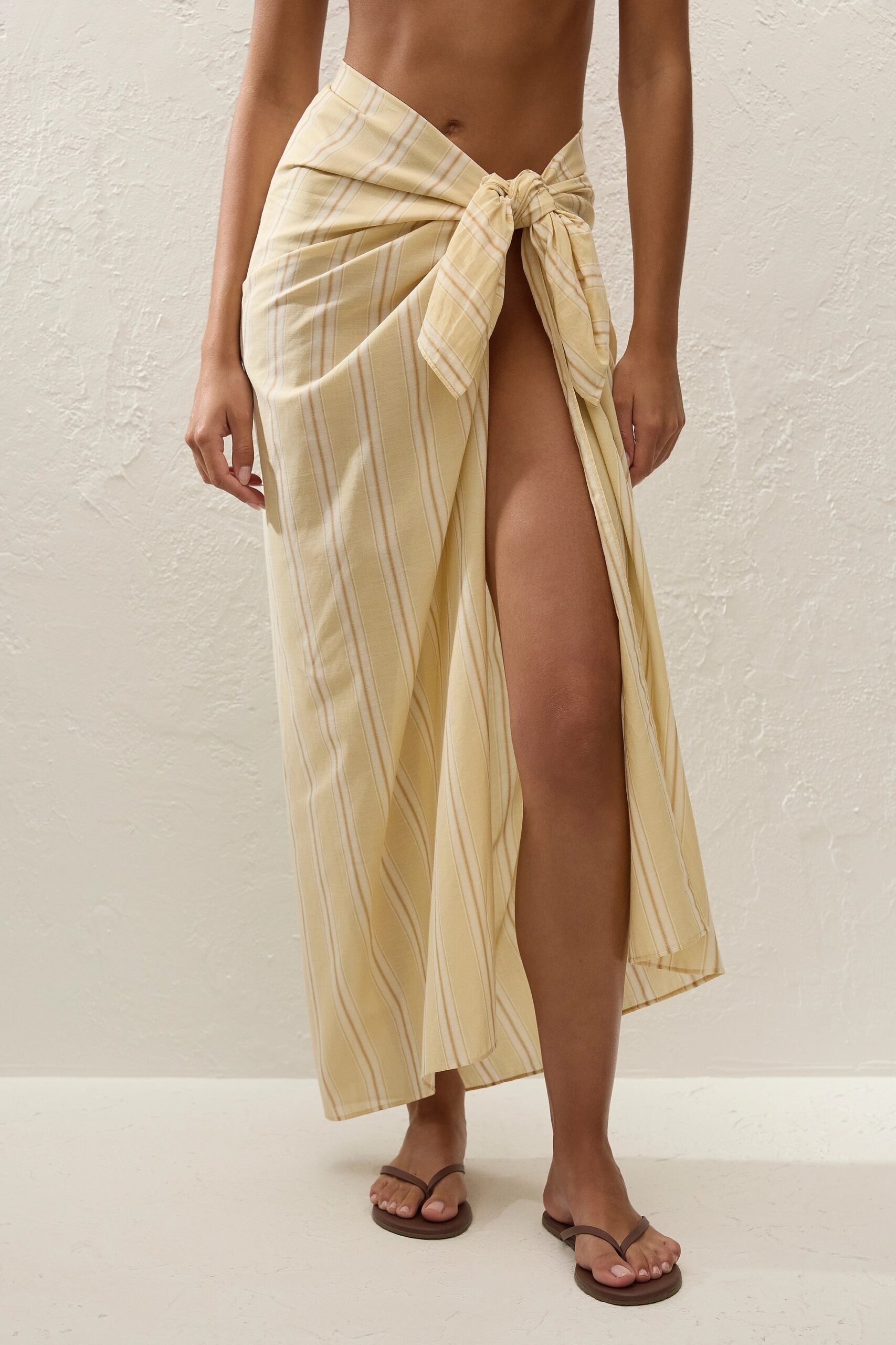 Lomas Pareo Ombre Stripe Faded Mustard - Final Sale - Image 3