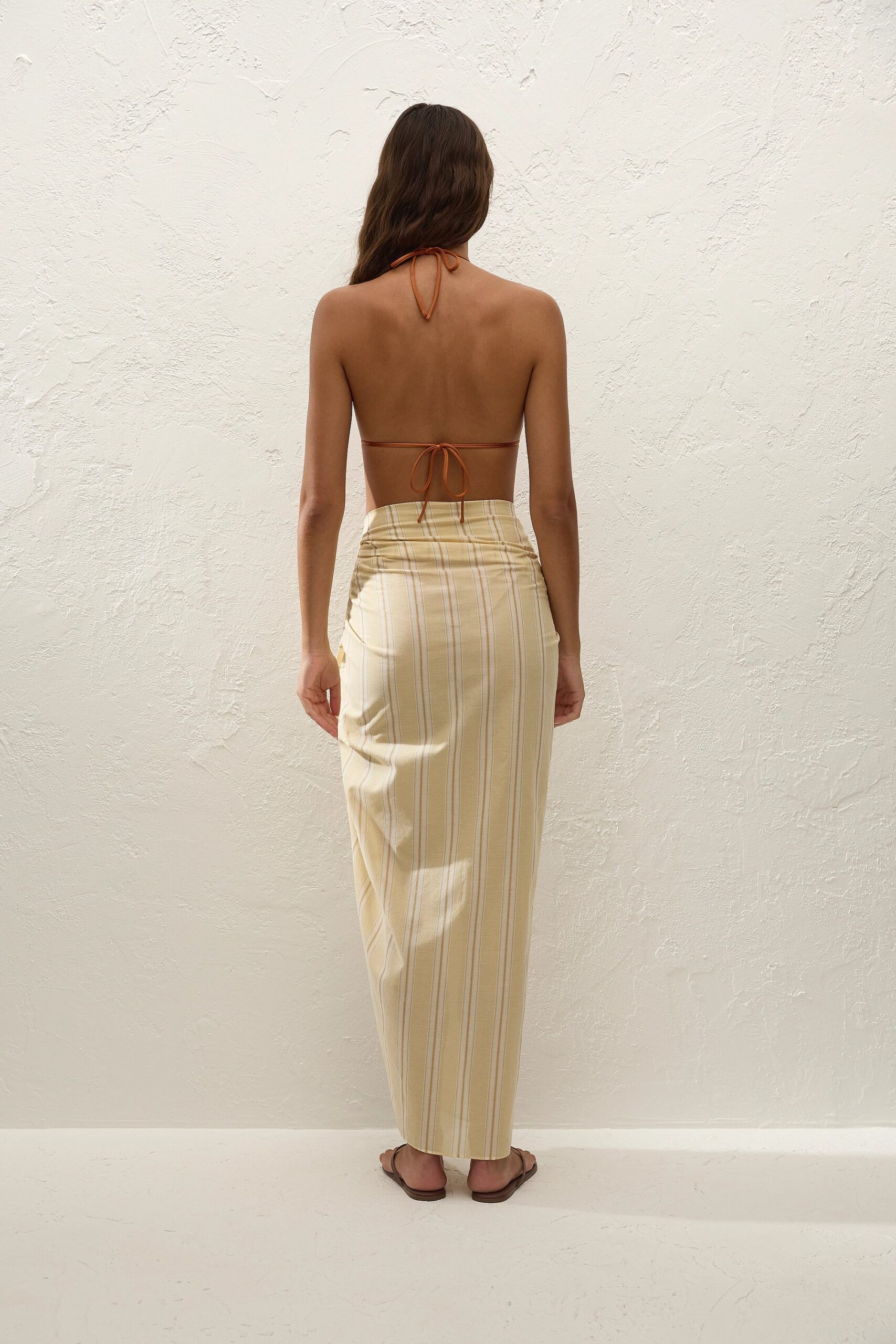 Lomas Pareo Ombre Stripe Faded Mustard - Final Sale - Image 4