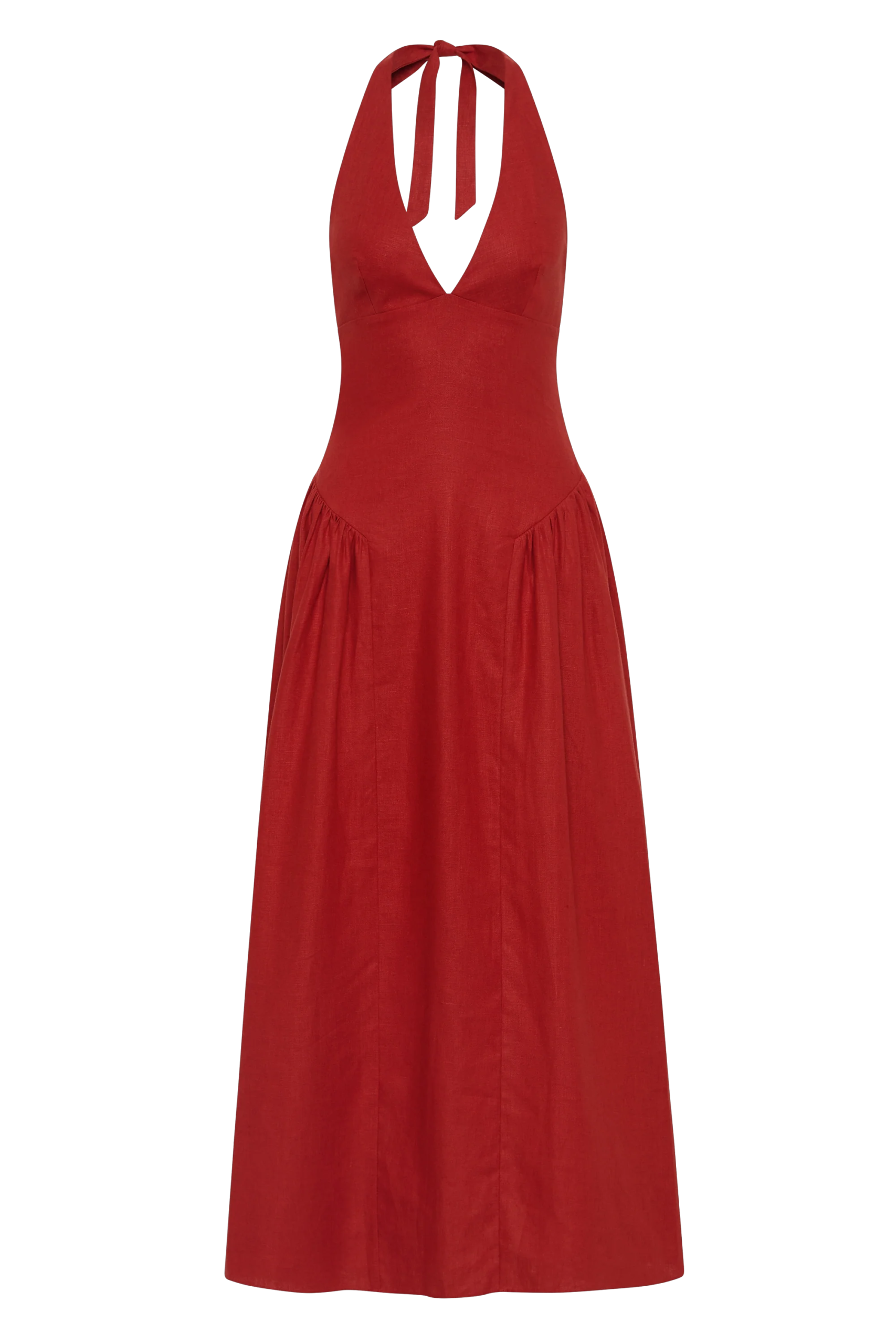 La Cala Midi Dress Chilli - Image 6