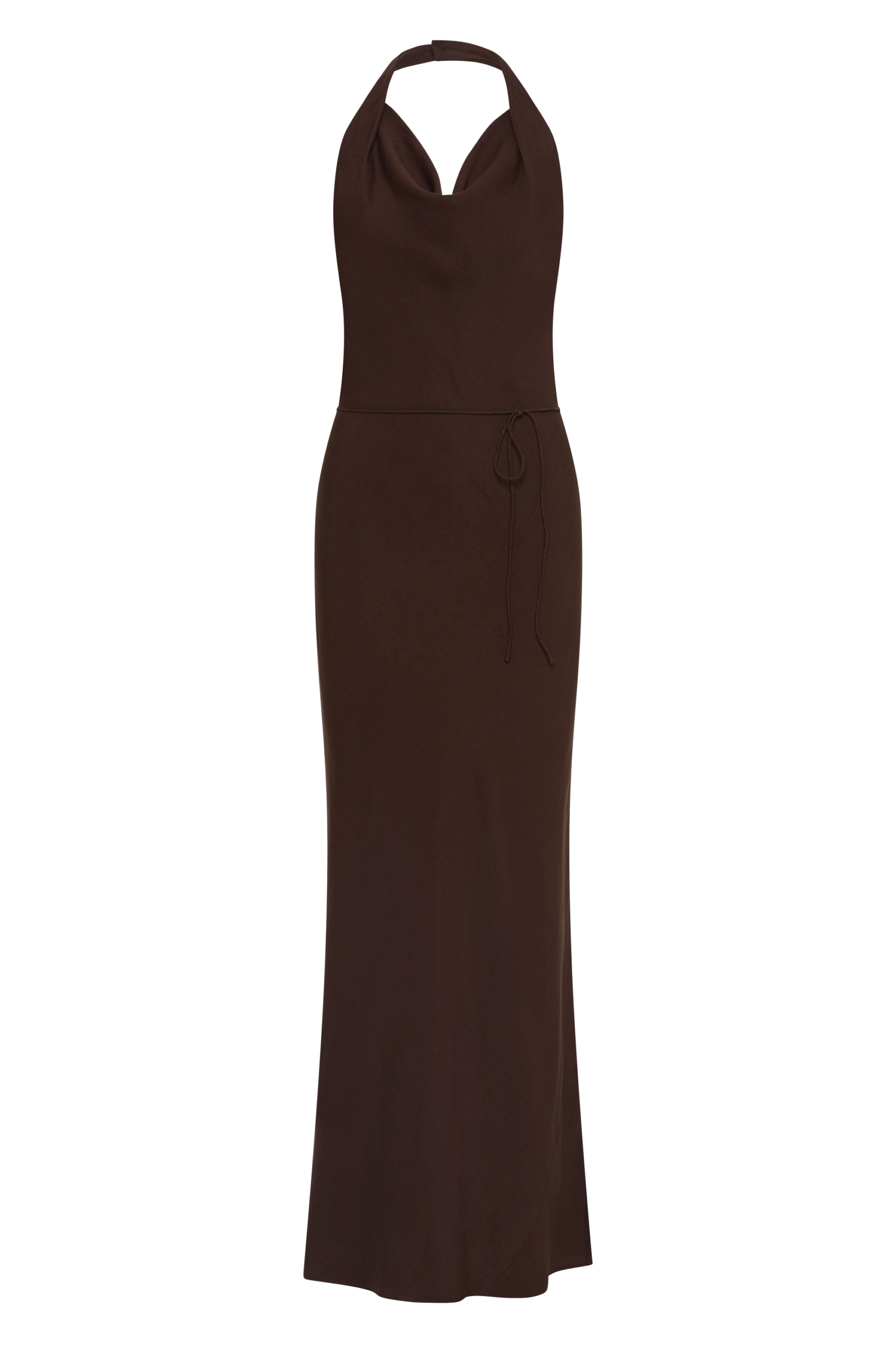 Izaro Maxi Dress Chocolate - Image 6