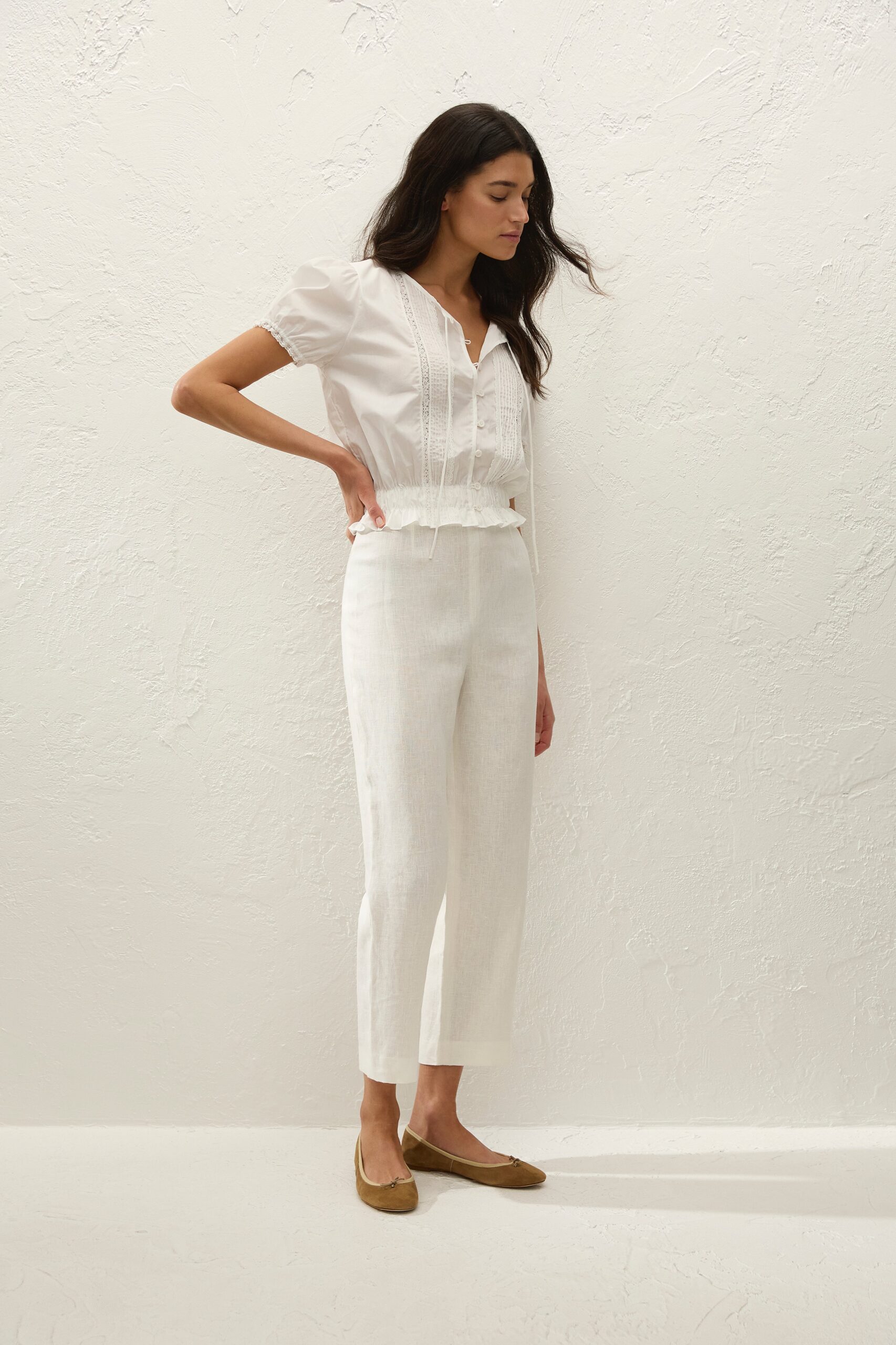 Fiora Blouse Fresco Lace White - Final Sale - Image 3