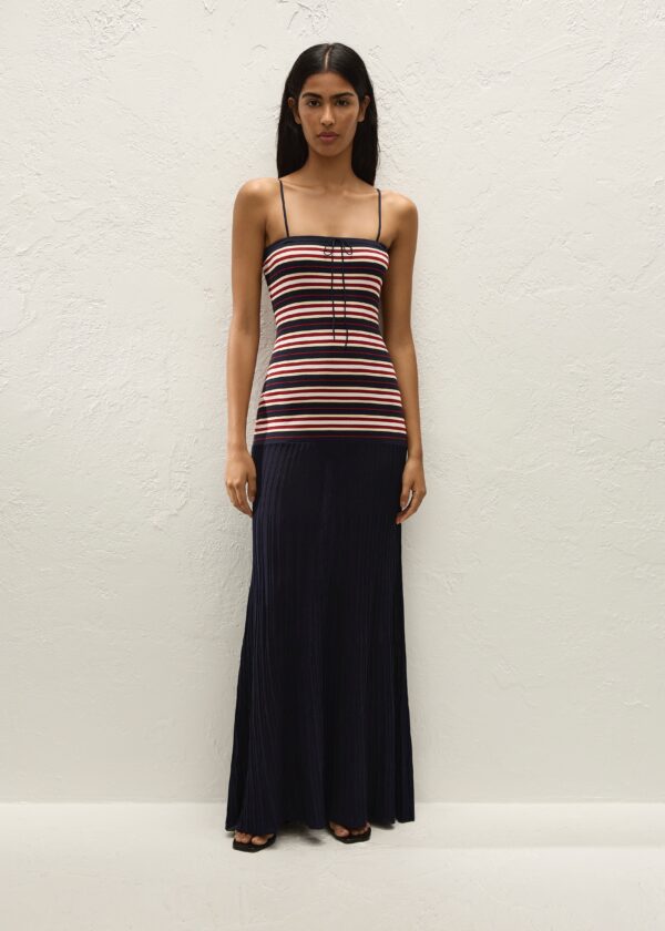 Doris Maxi Dress Cila Stripe Navy