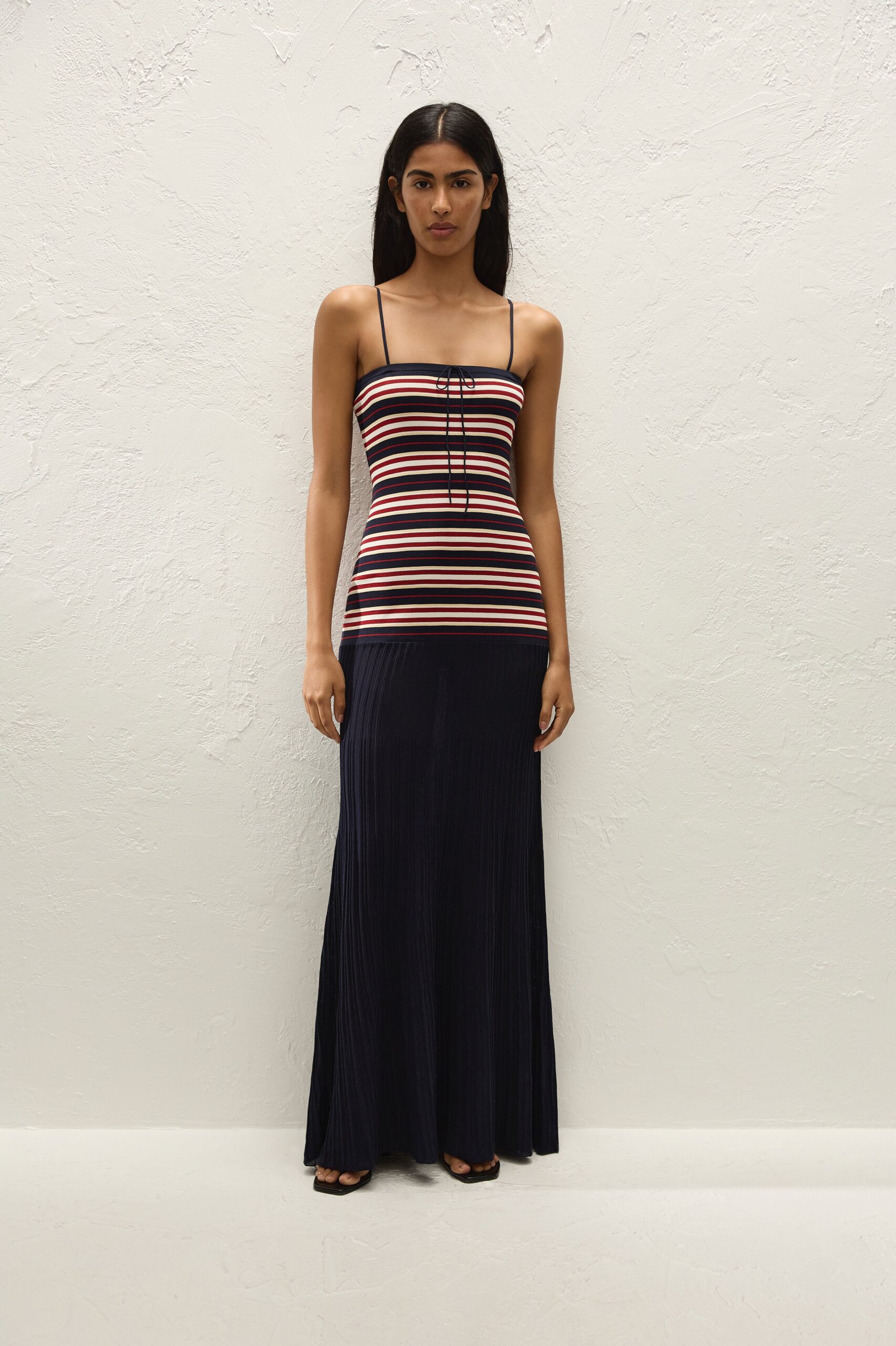 Doris Maxi Dress Cila Stripe Navy