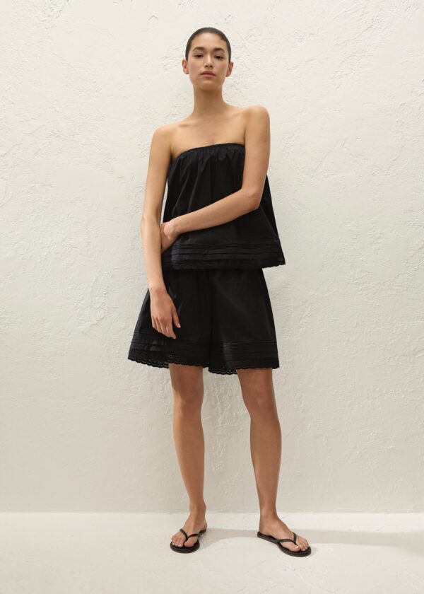 Filomena Top Fiore Lace Black - Final Sale