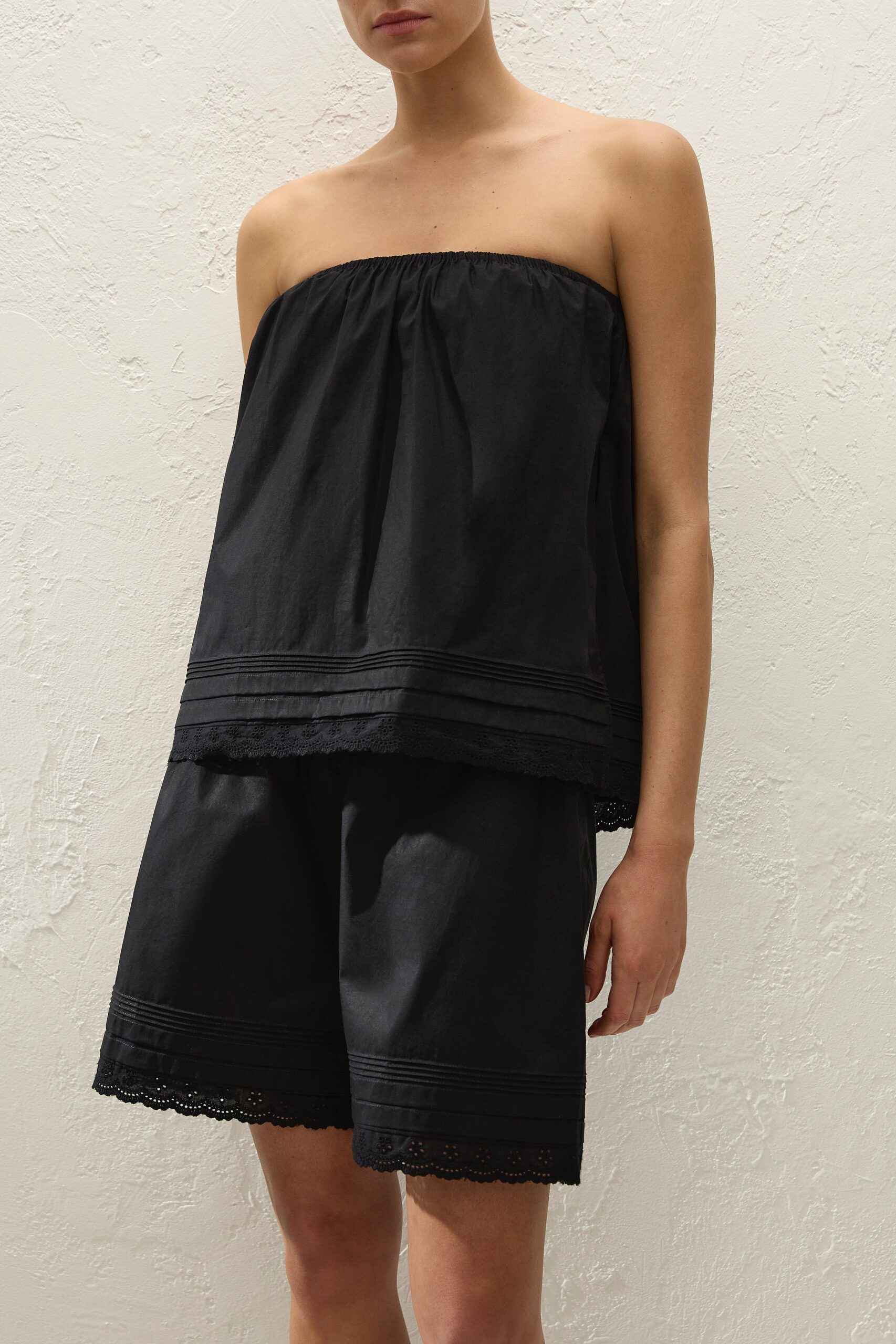 Filomena Top Fiore Lace Black - Final Sale - Image 2