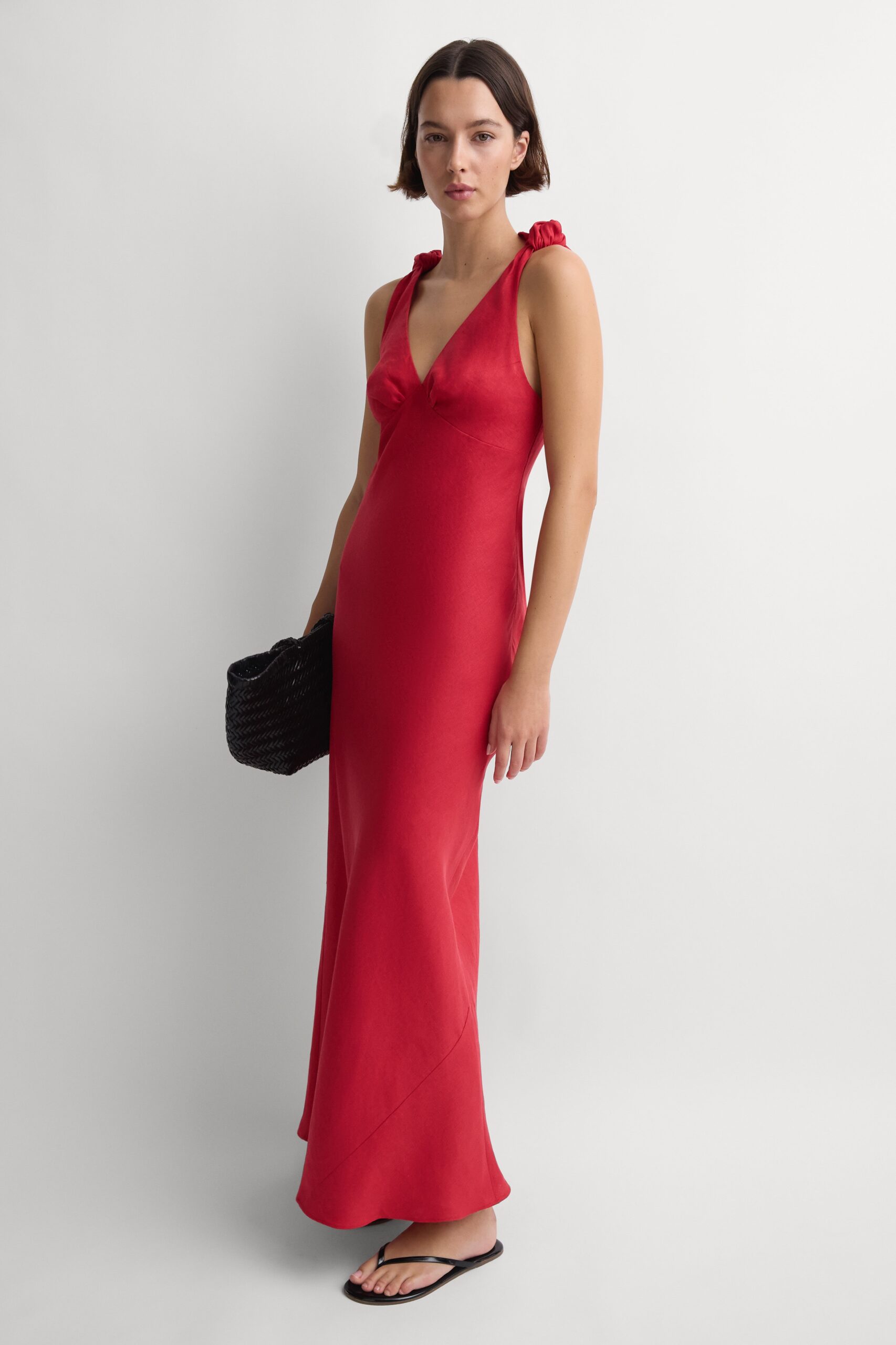 Solana Maxi Dress Red - Image 3