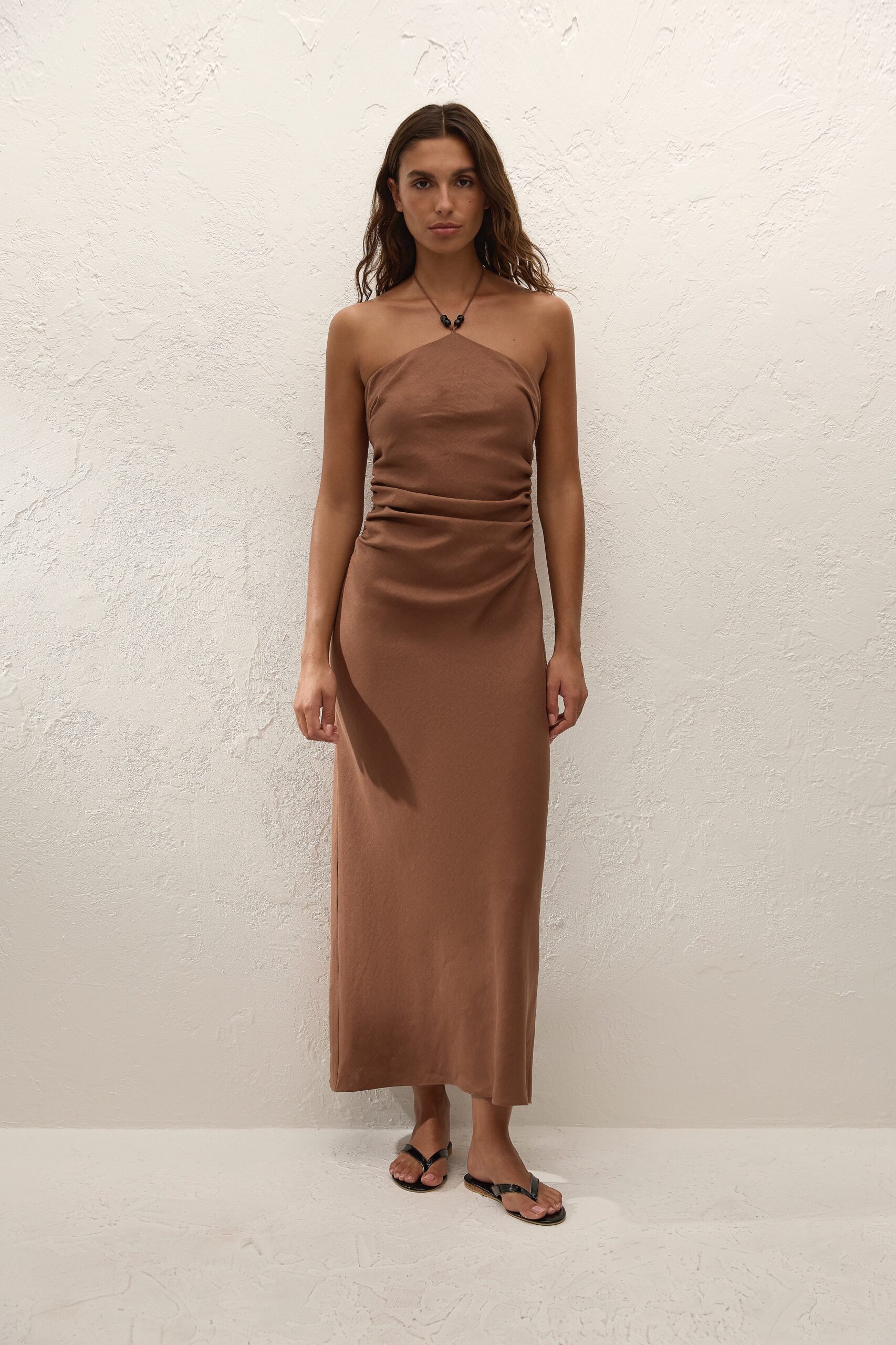 Natalia Midi Dress Cacao