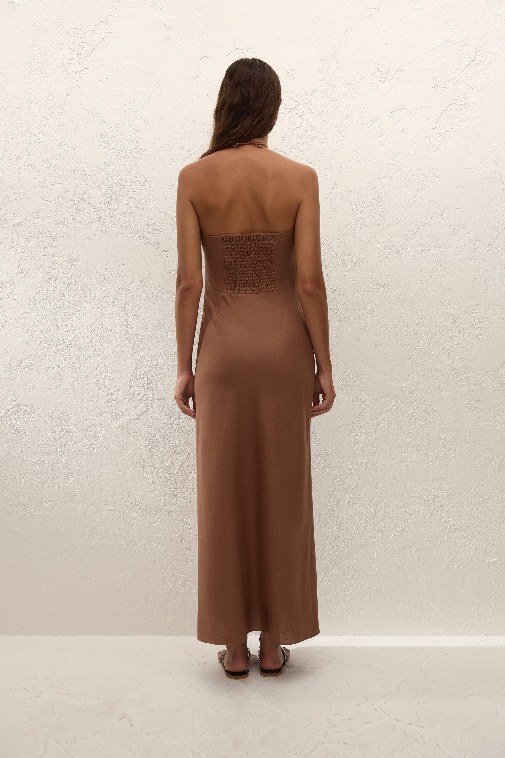 Natalia Midi Dress Cacao - Image 4