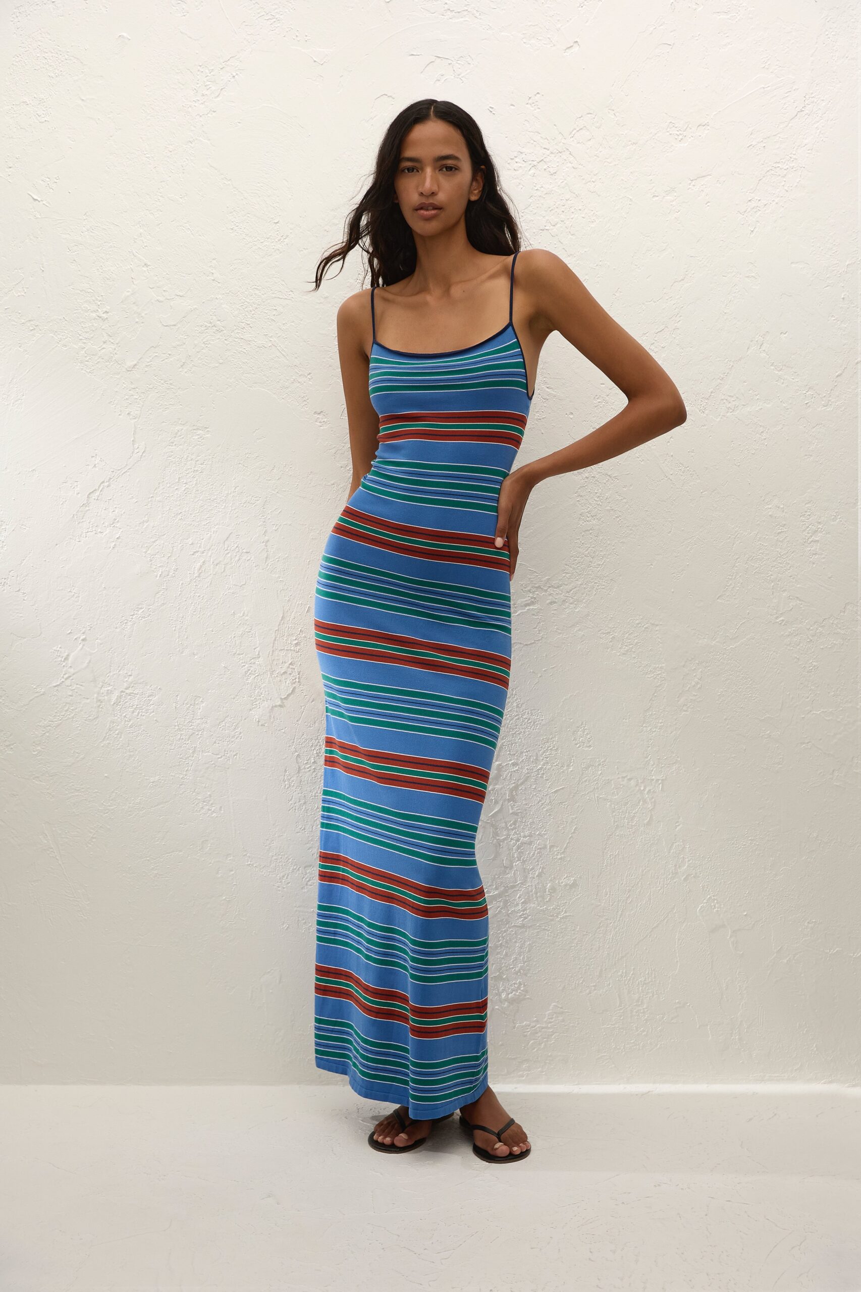 Lucy Maxi Dress Juan Stripe