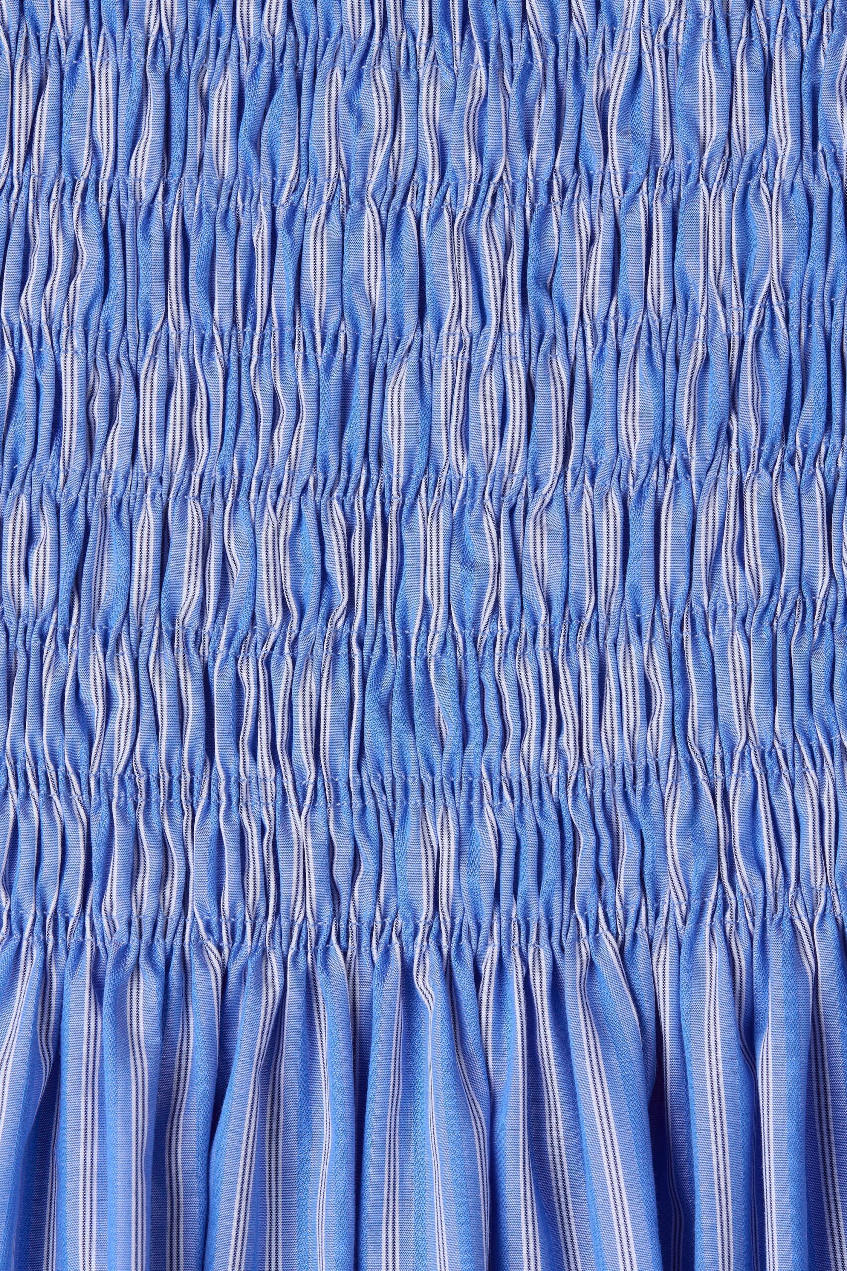 Carina Mini Dress Joao Stripe Azulejo Blue - Image 5