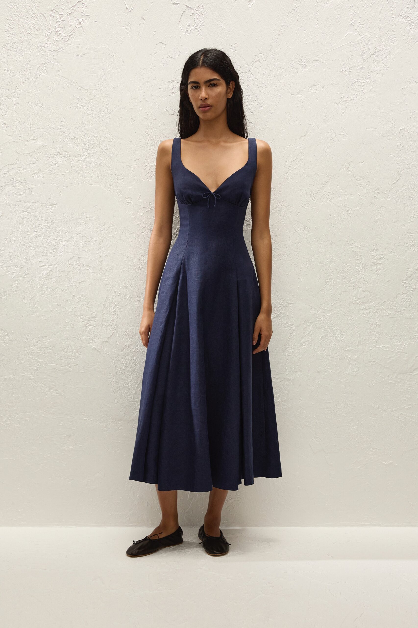 Adalee Midi Dress Navy