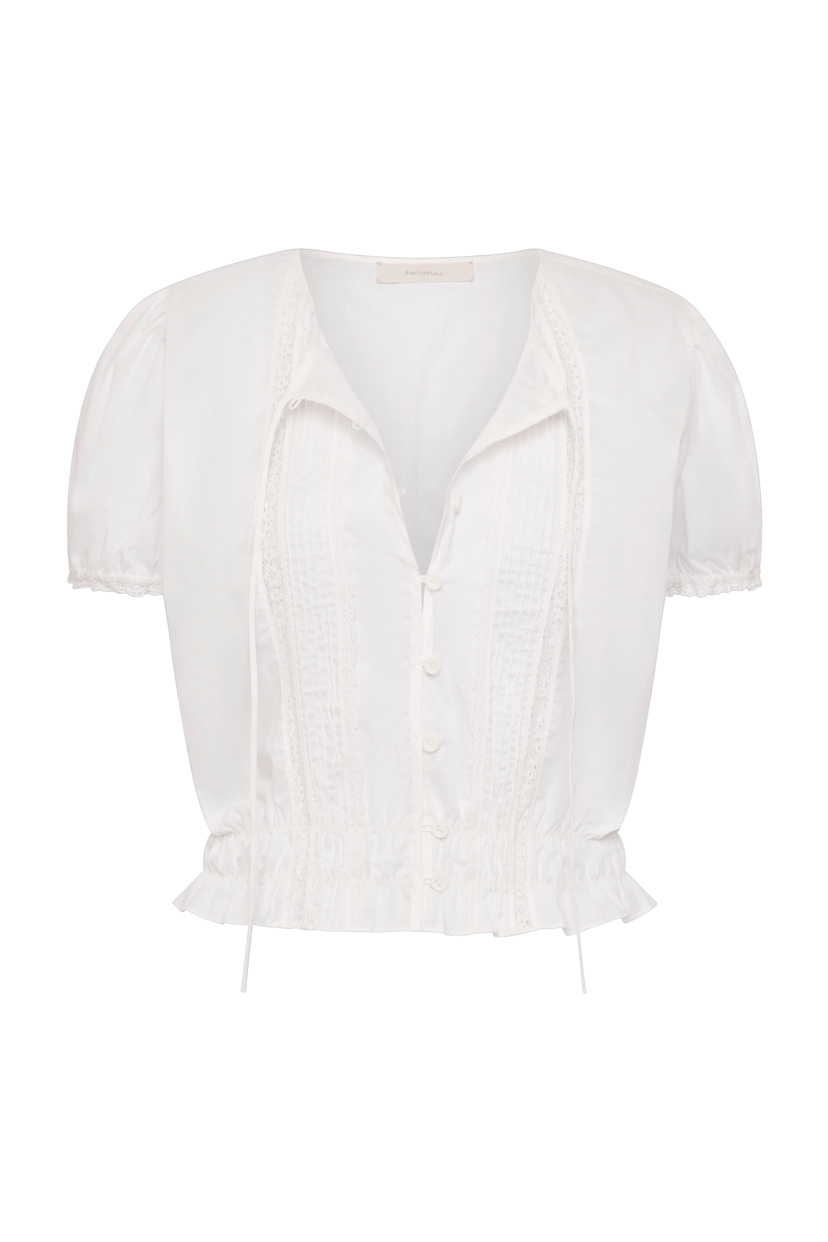 Fiora Blouse Fresco Lace White - Final Sale - Image 6