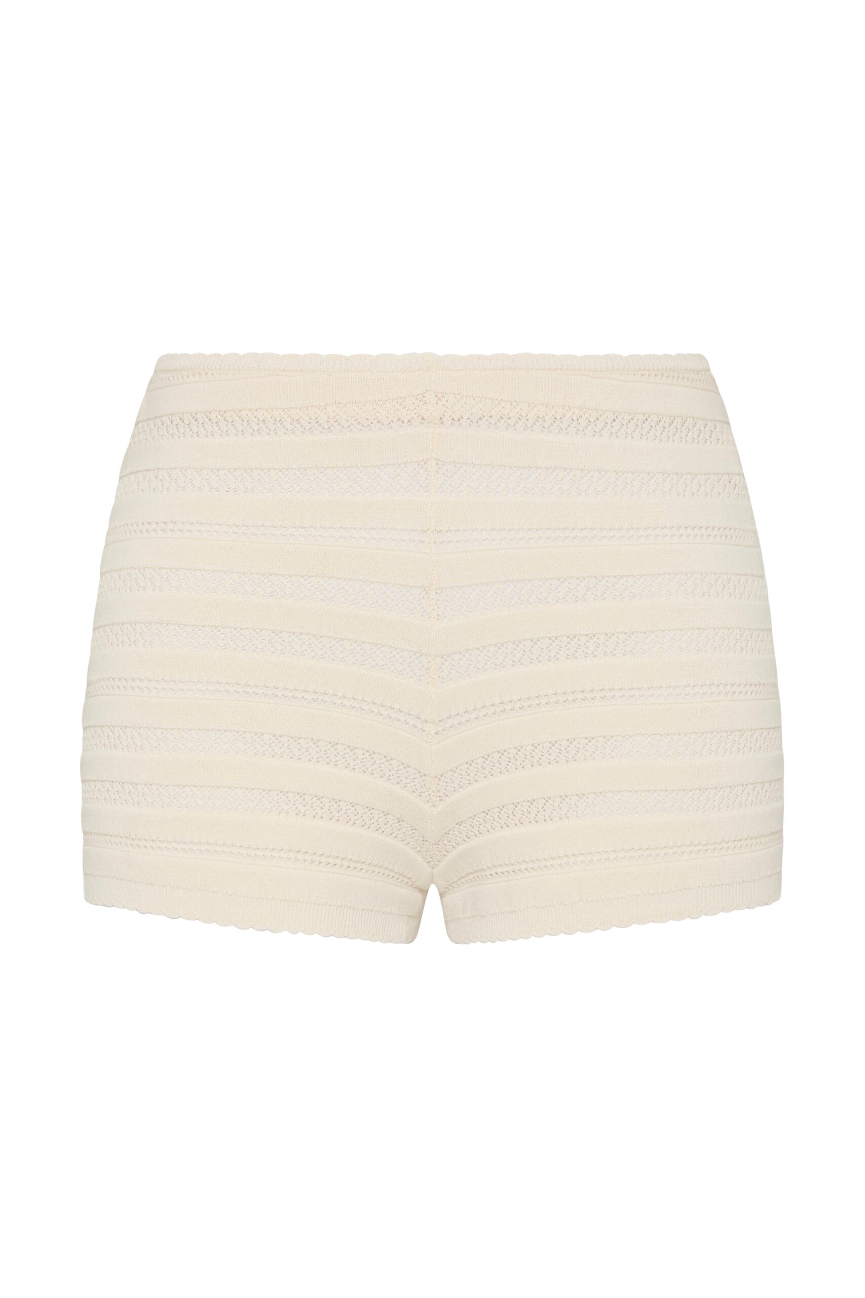 Duma Mini Shorts Ida Pointelle Vintage White - Image 6