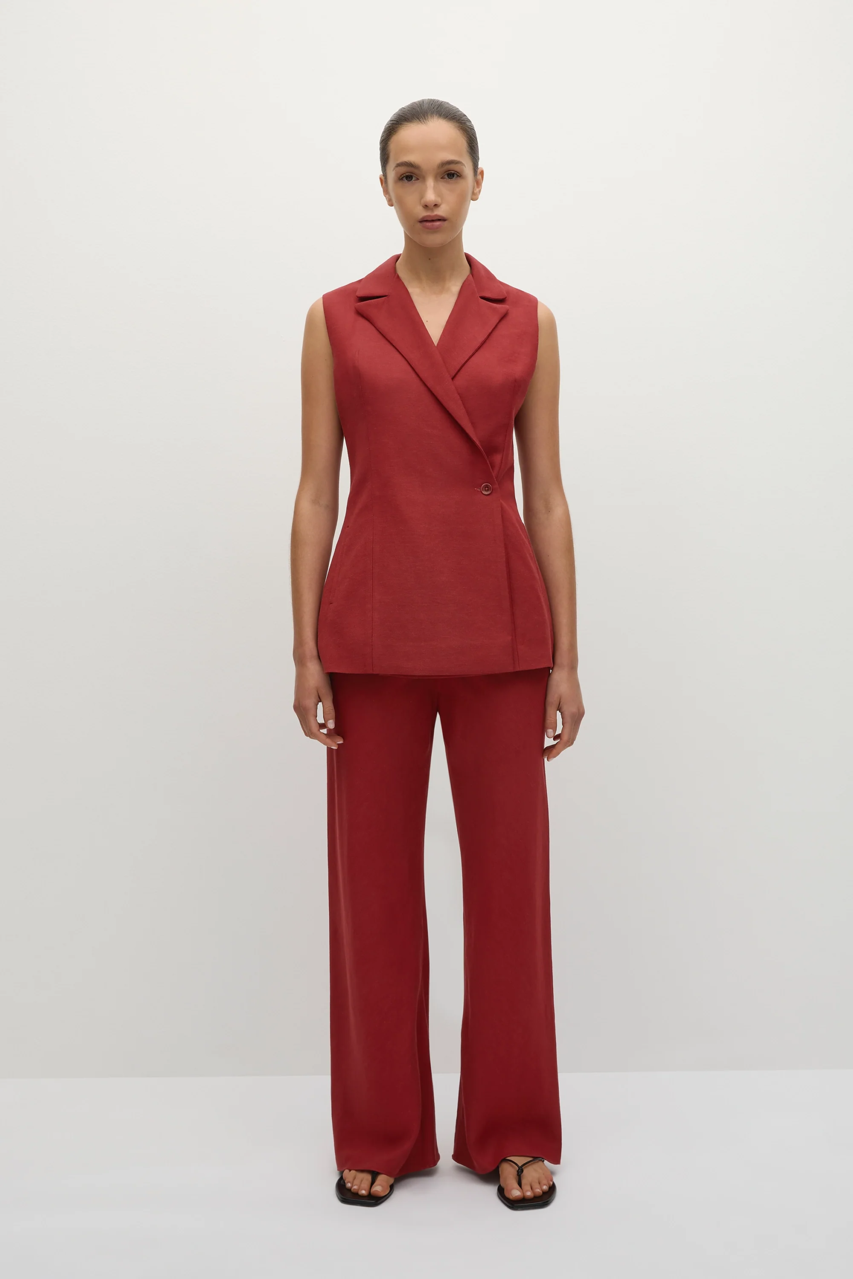 Florine Blazer Deep Red - Final Sale