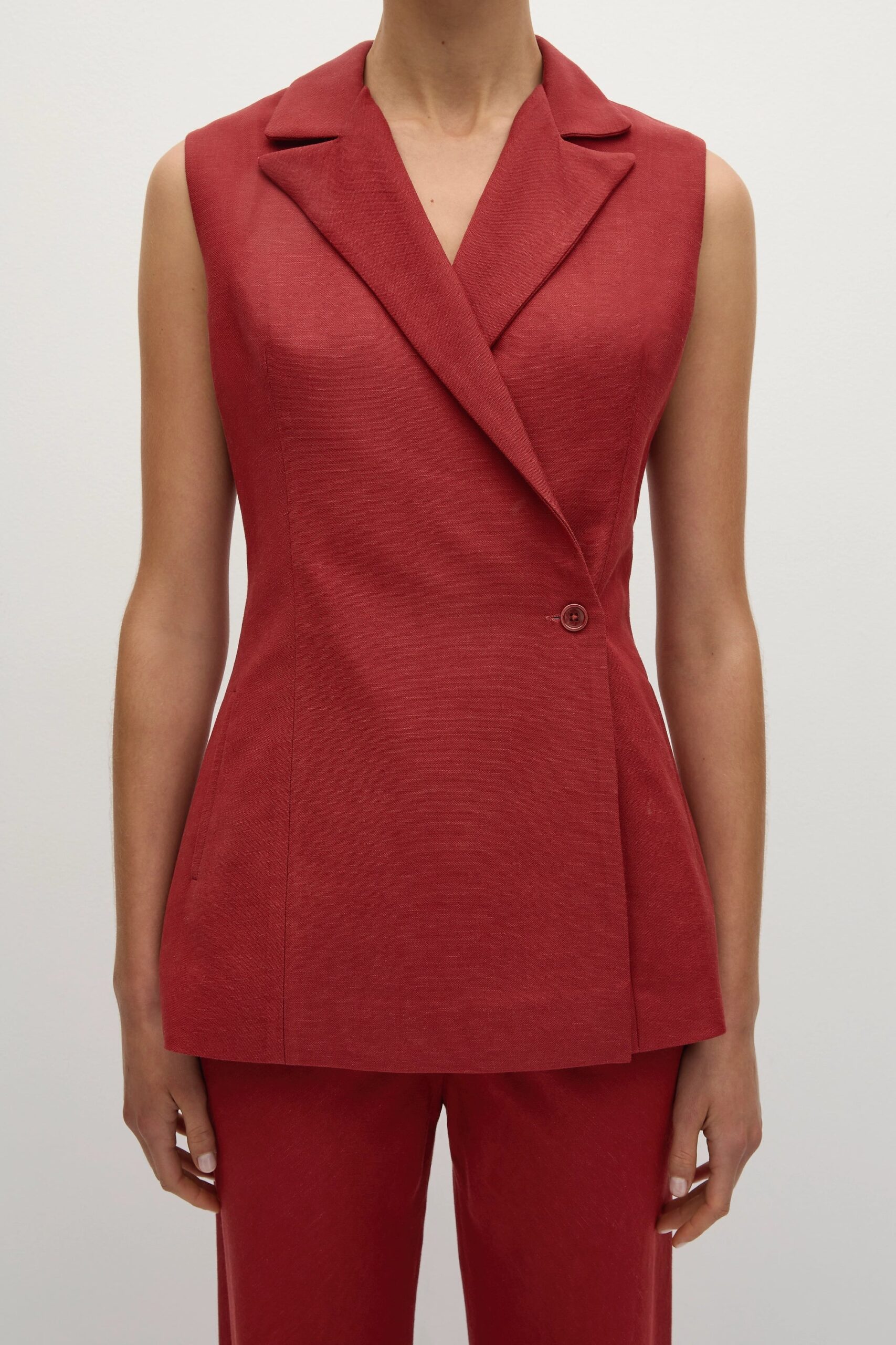 Florine Blazer Deep Red - Final Sale - Image 2