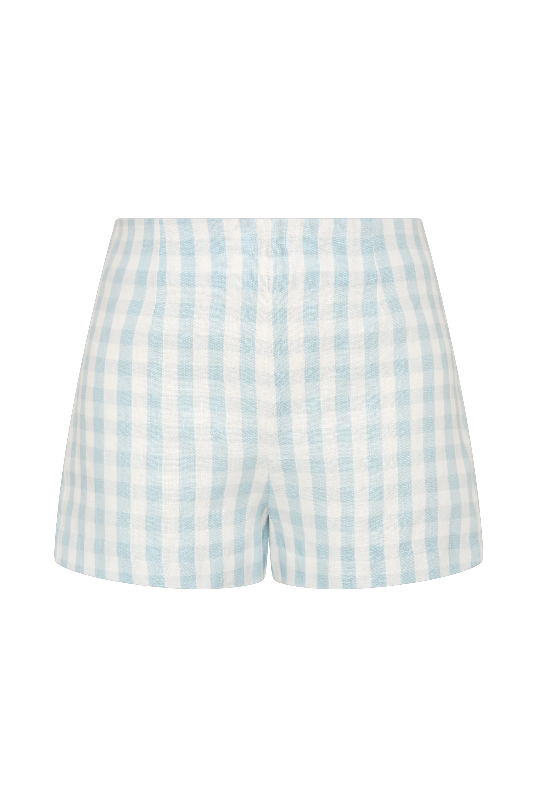 Lila Mini Short Gingham Sky Blue - Image 5