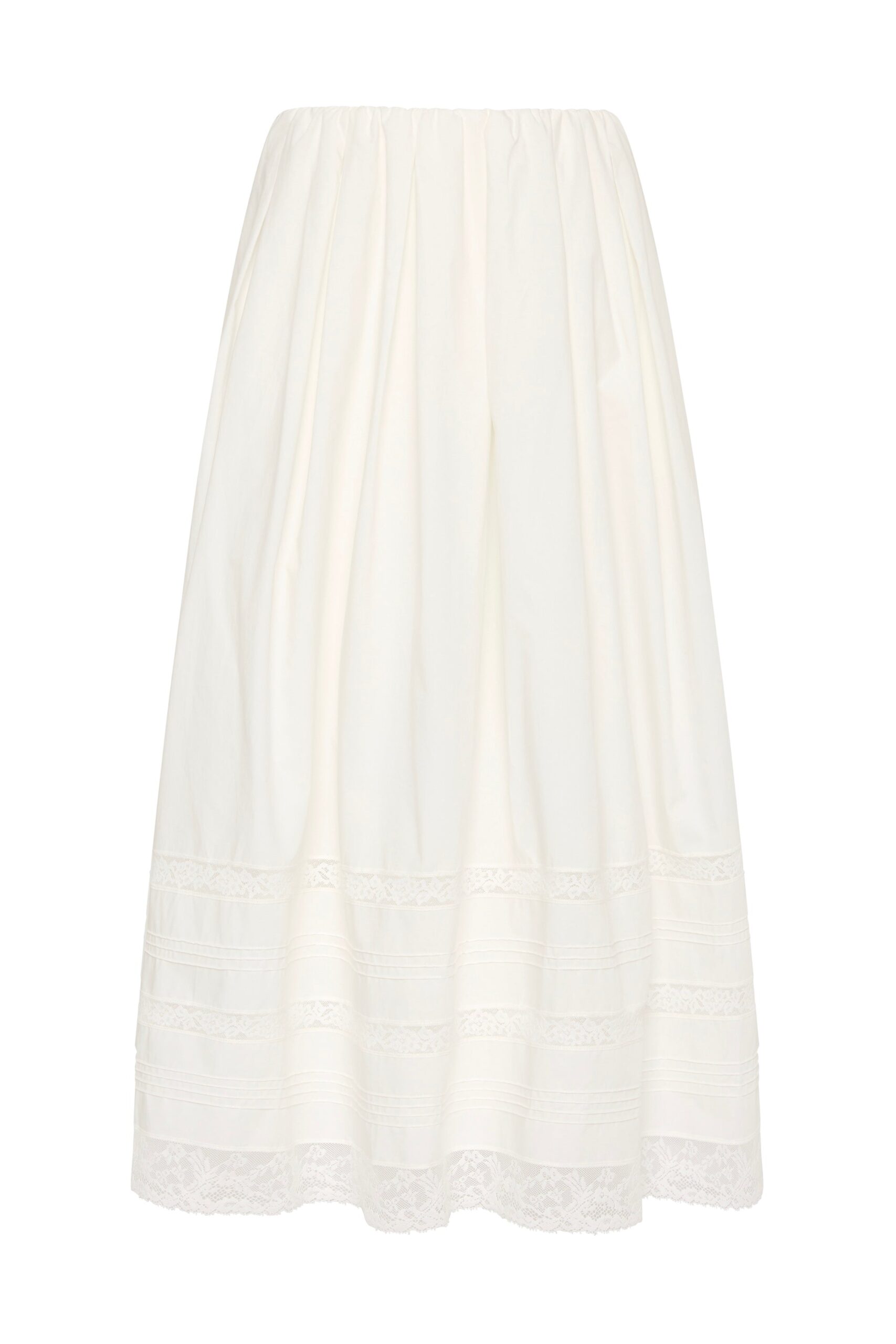 Lyon Midi Skirt Ixora Lace White - Image 6
