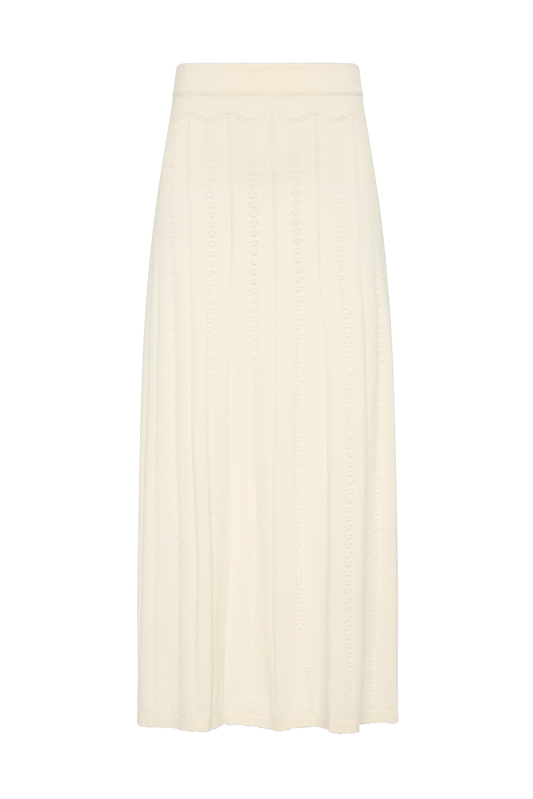 Mieralla Maxi Skirt Maja Pointelle Vintage White - Image 6