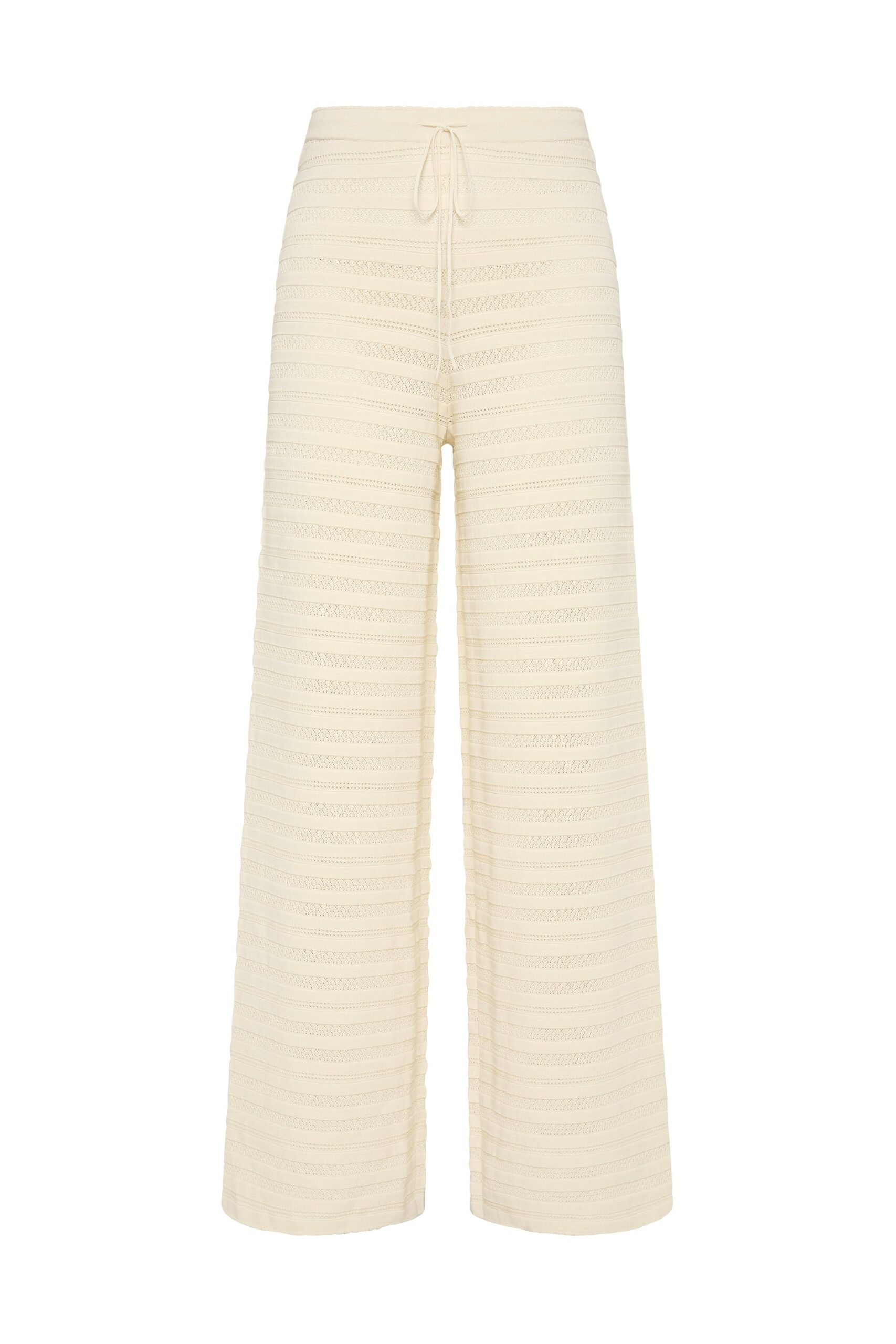Tanya Pant Ida Pointelle Vintage White - Image 6