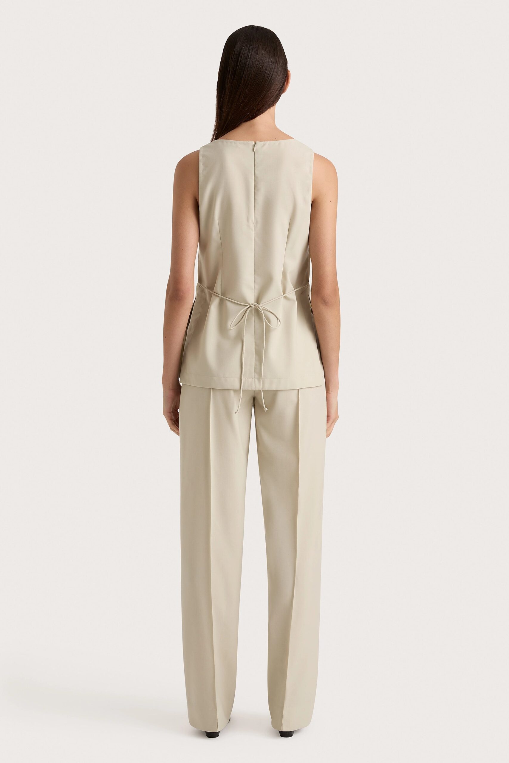 Emilie Trouser Beige - Final Sale - Image 3