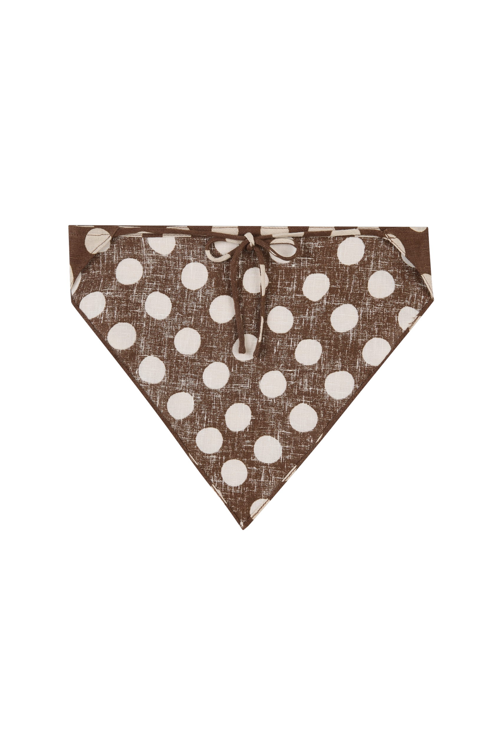 Simona Head Scarf Cioccolato Dot - Image 8