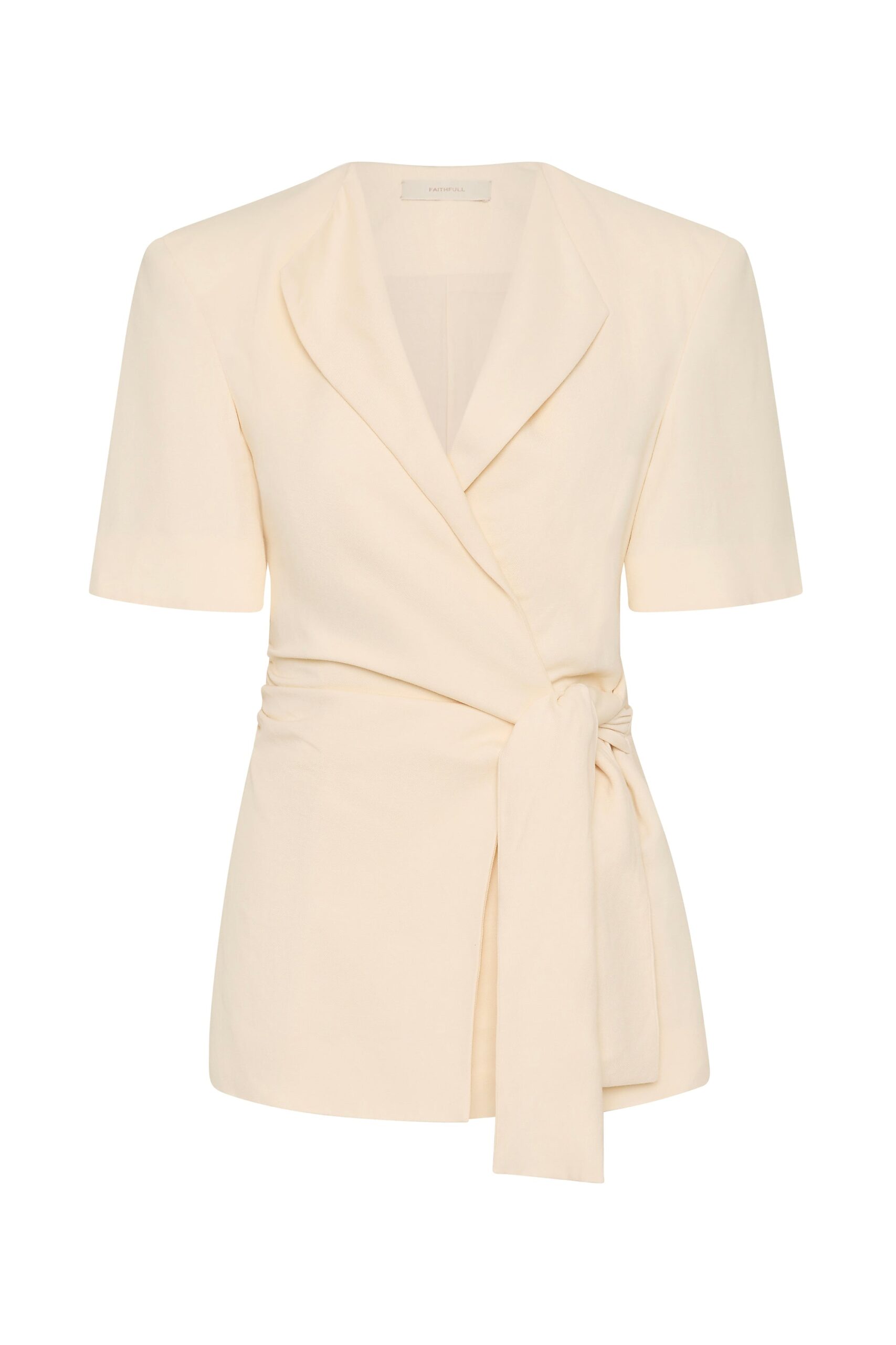 Ida Knot Blazer Latte - Final Sale - Image 6