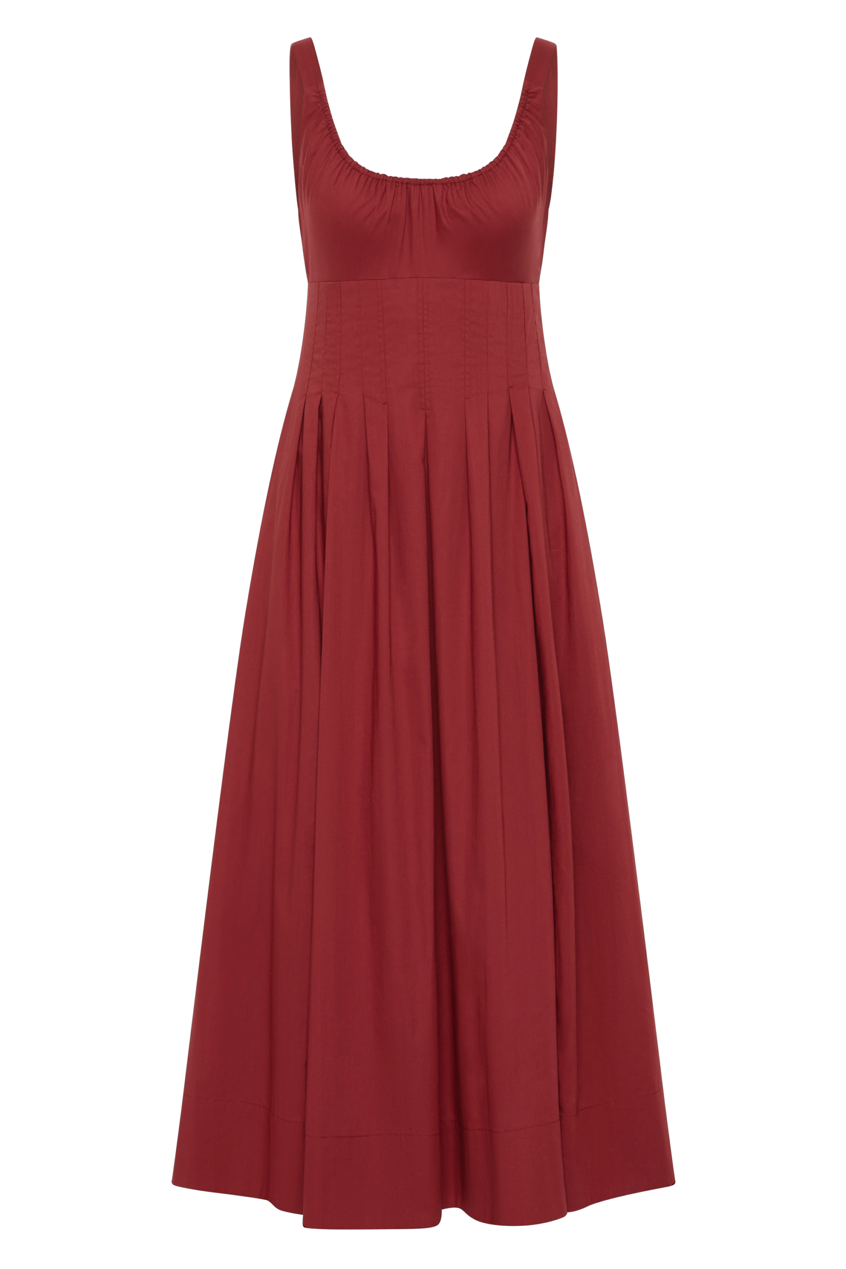 Rosalina Midi Dress Porto Red - Image 7
